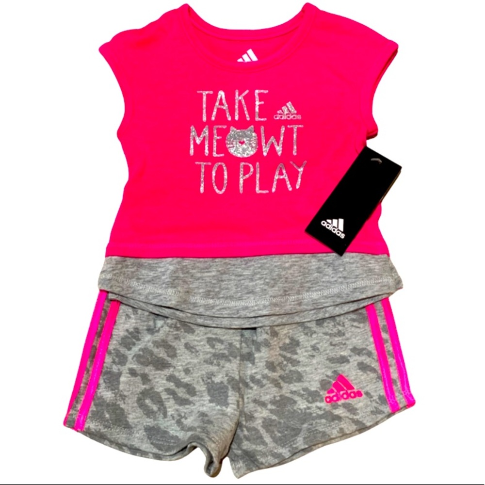 NWT Infant Girls Adidas Set